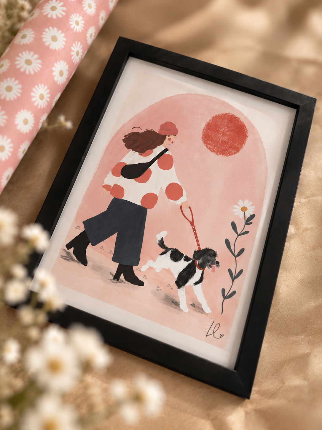 A5 art print | Samen op pad