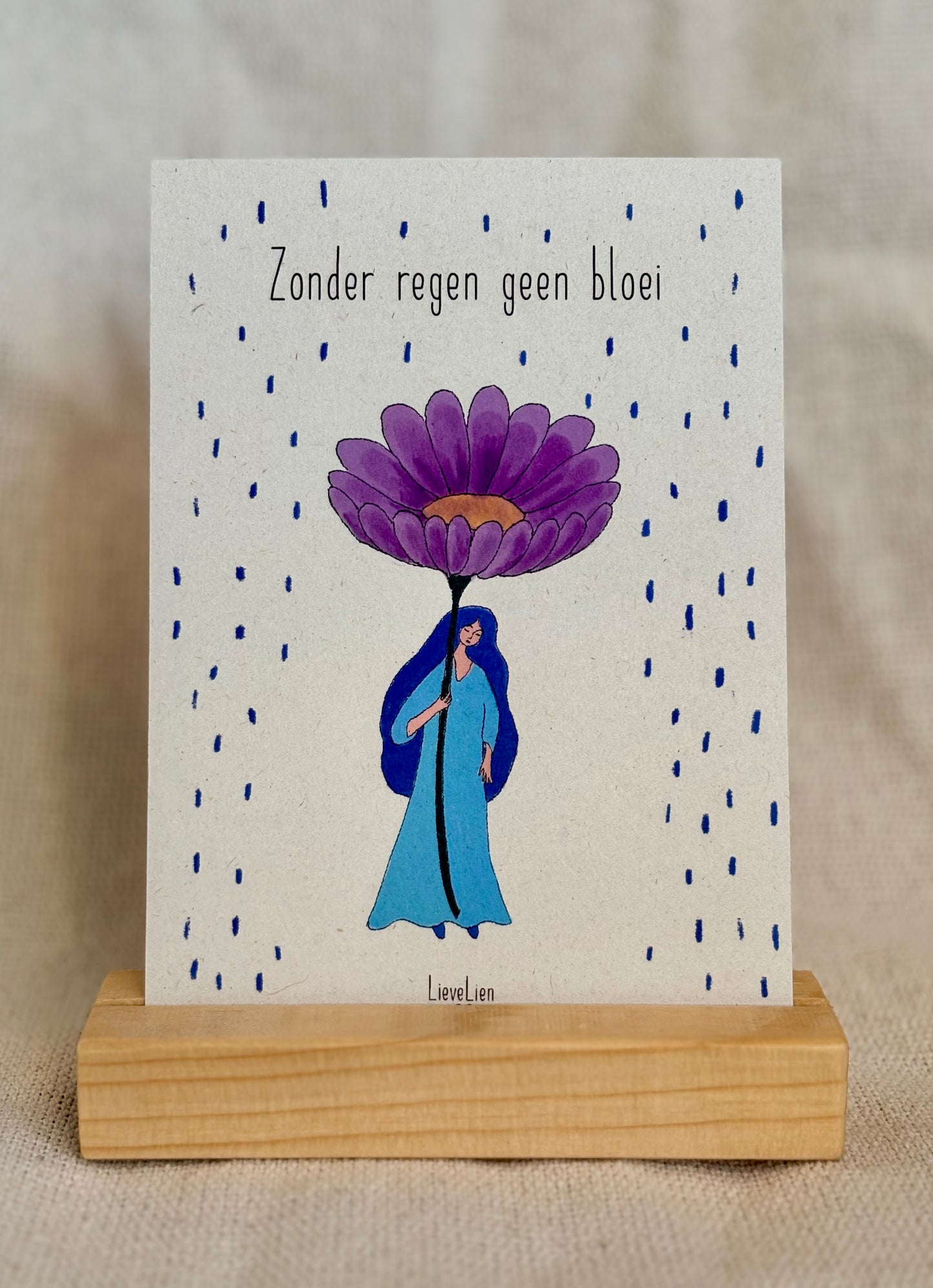 Zonder regen geen bloei