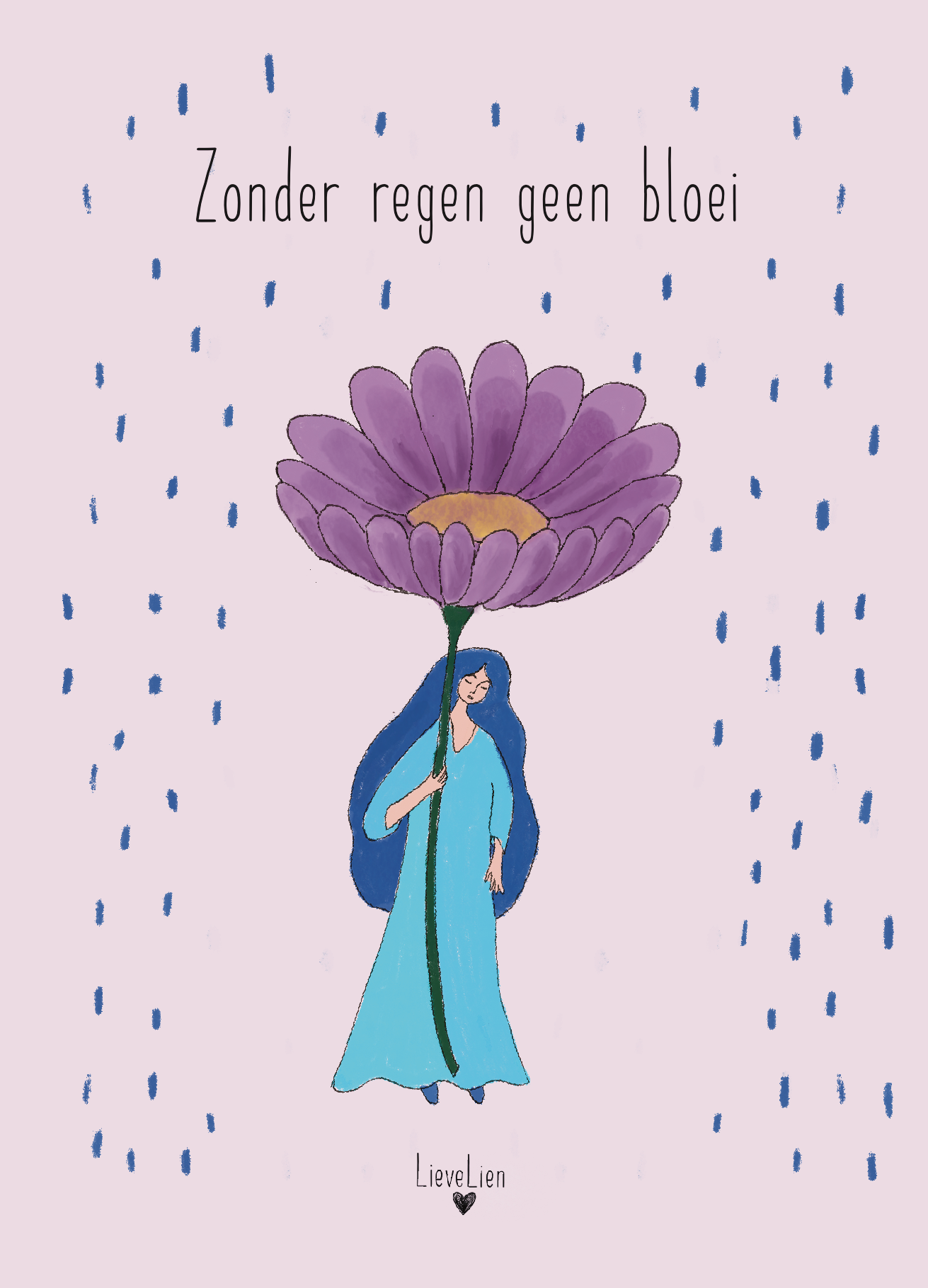 Zonder regen geen bloei