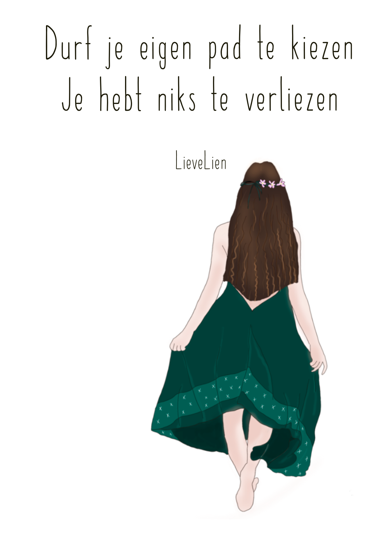 Kaartje LieveLien - Je eigen pad