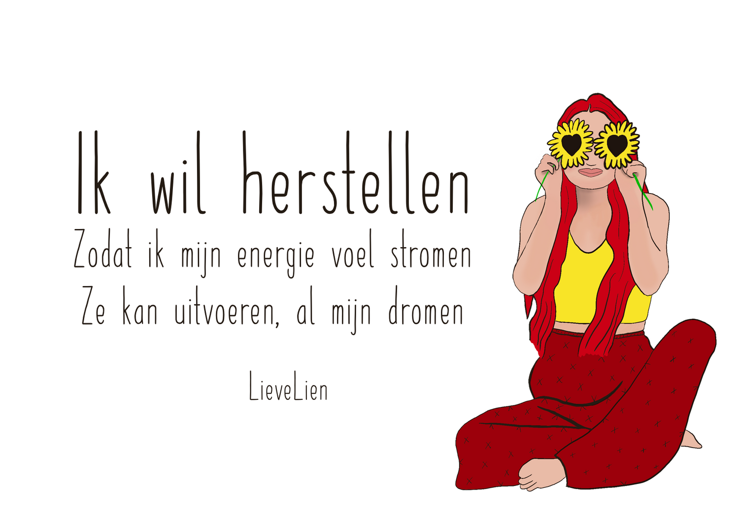 Kaartje LieveLien - Energie voelen stromen