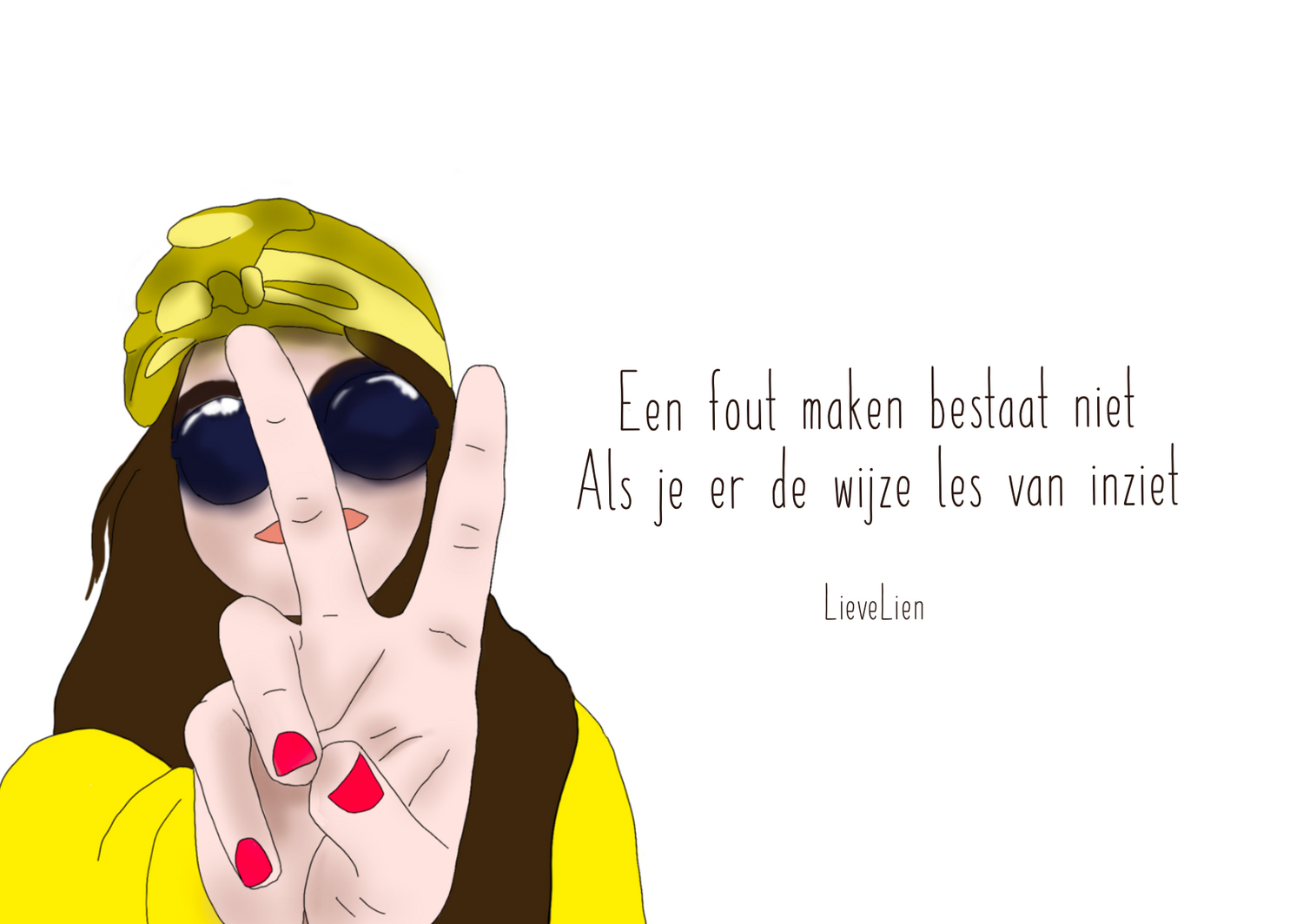 Kaartje LieveLien - Fouten bestaan niet