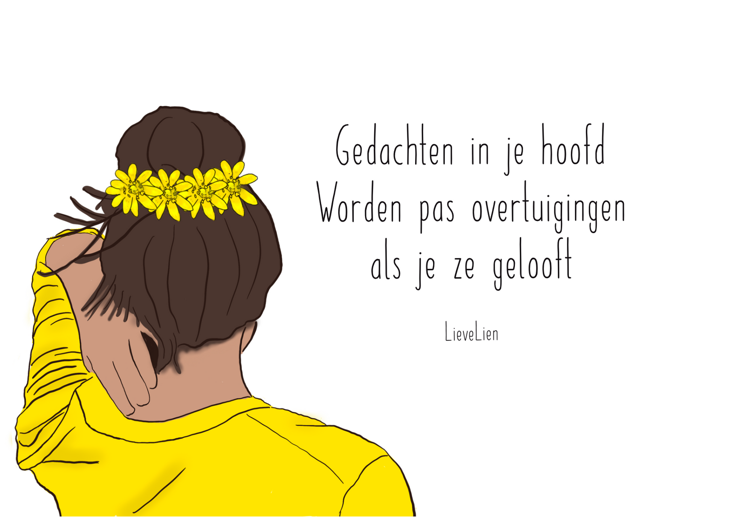 Kaartje LieveLien - Gedachten
