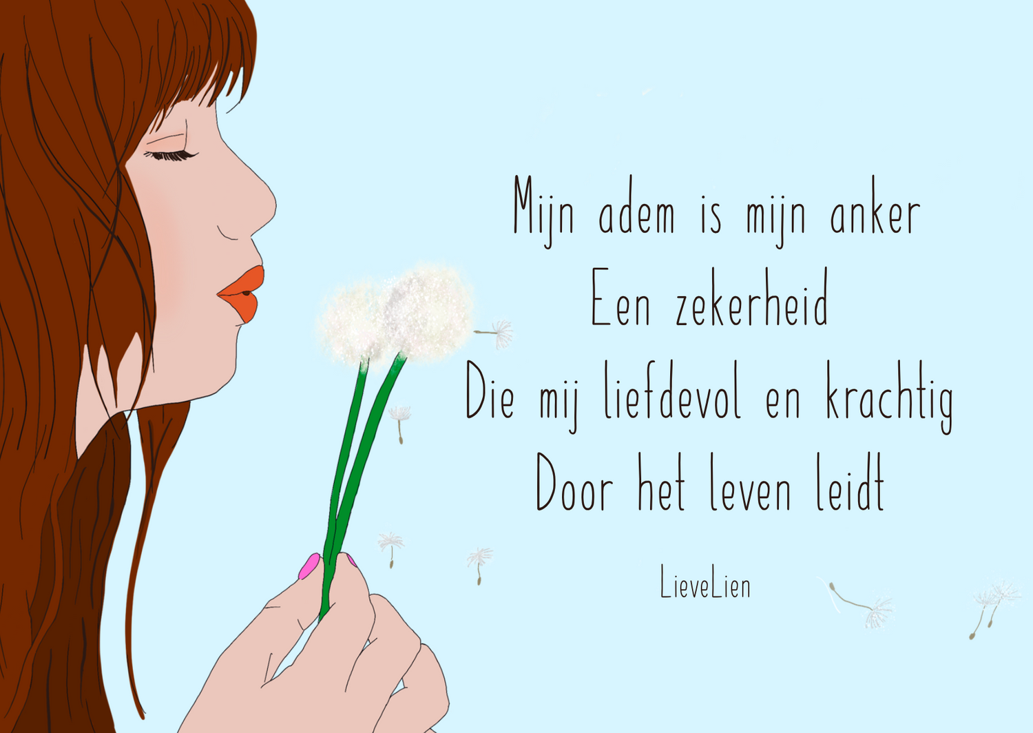 Kaartje LieveLien - Mijn adem