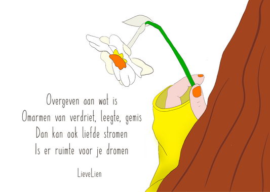 LieveLien kaartje - overgeven aan wat is